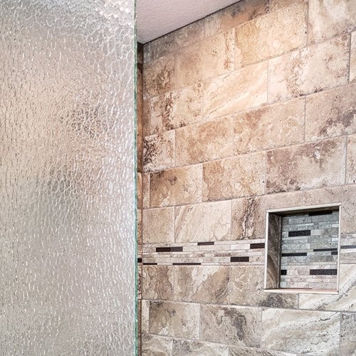 Shower and backsplash gallery by Pro Floors & Blinds in Spokane, WA