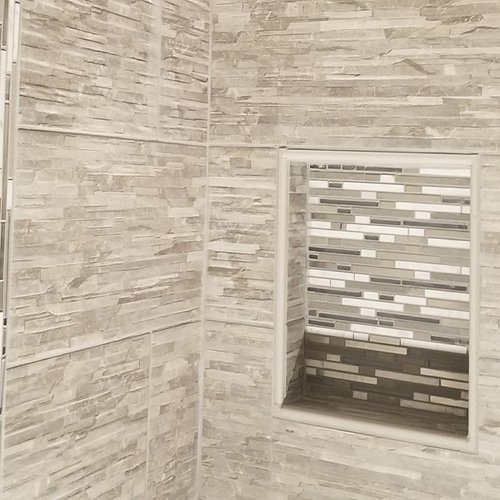 Shower and backsplash gallery by Pro Floors & Blinds in Spokane, WA