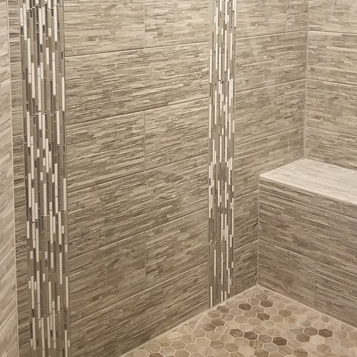 Shower and backsplash gallery by Pro Floors & Blinds in Spokane, WA