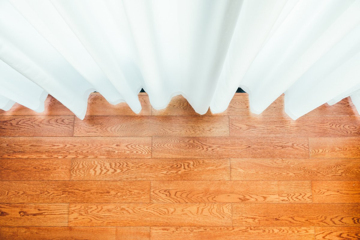 Curtains and window decoration interior