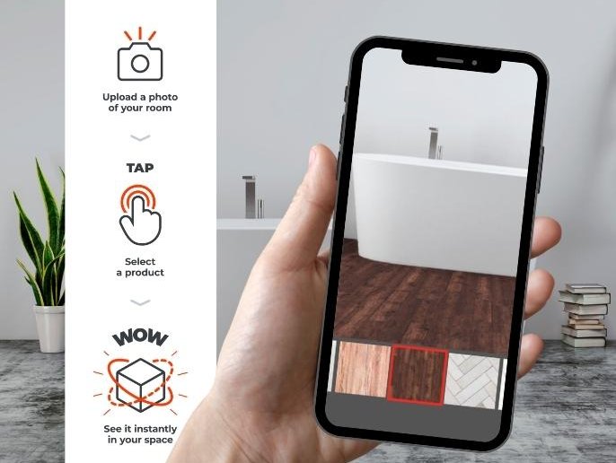 Roomvo Visualizer to view products by Pro Floors & Blinds
