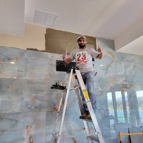 Shower and backsplash gallery by Pro Floors & Blinds in Spokane, WA