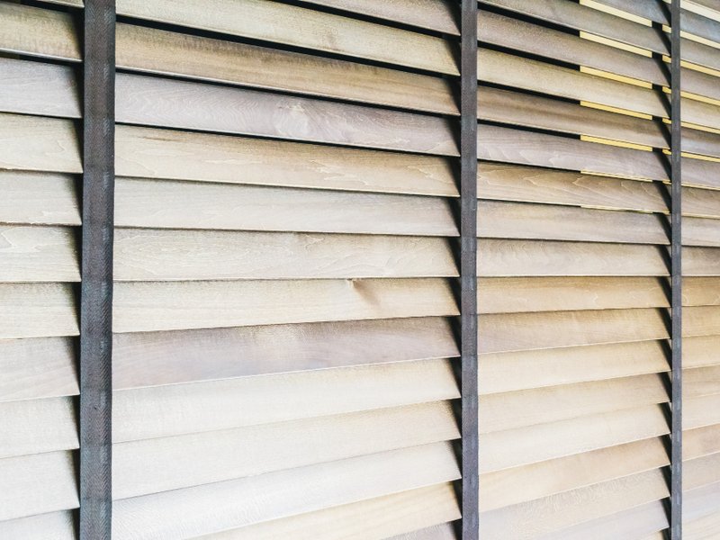 Wooden blinds